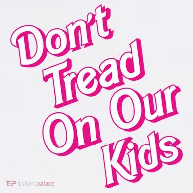 Dont Tread On Our Kids Drawstring Bag