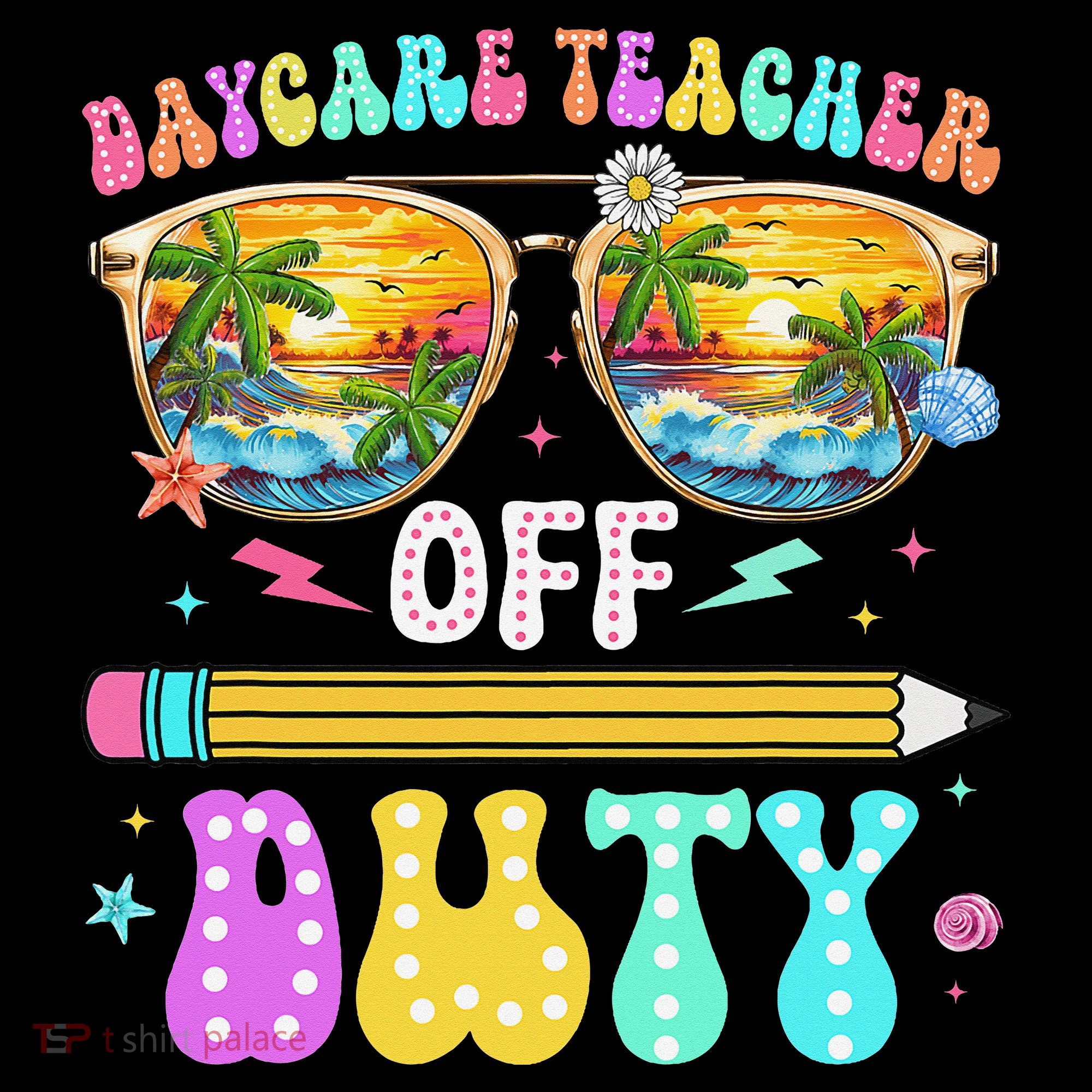 Daycare Teacher Off Duty Last Day Of School Summer Break Coffee Mug