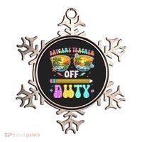 Daycare Teacher Off Duty Last Day Of School Summer Break Ornament thumb 0