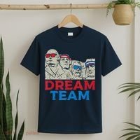 Dream Team Presidents Mount Rushmore Funny 4th Of July T-Shirt thumb 2