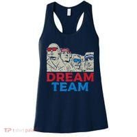 Dream Team Presidents Mount Rushmore Funny 4th Of July Women's Tank Top thumb 0