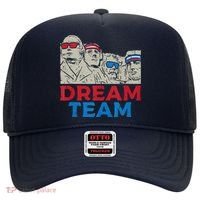 Dream Team Presidents Mount Rushmore Funny 4th Of July Hat thumb 0