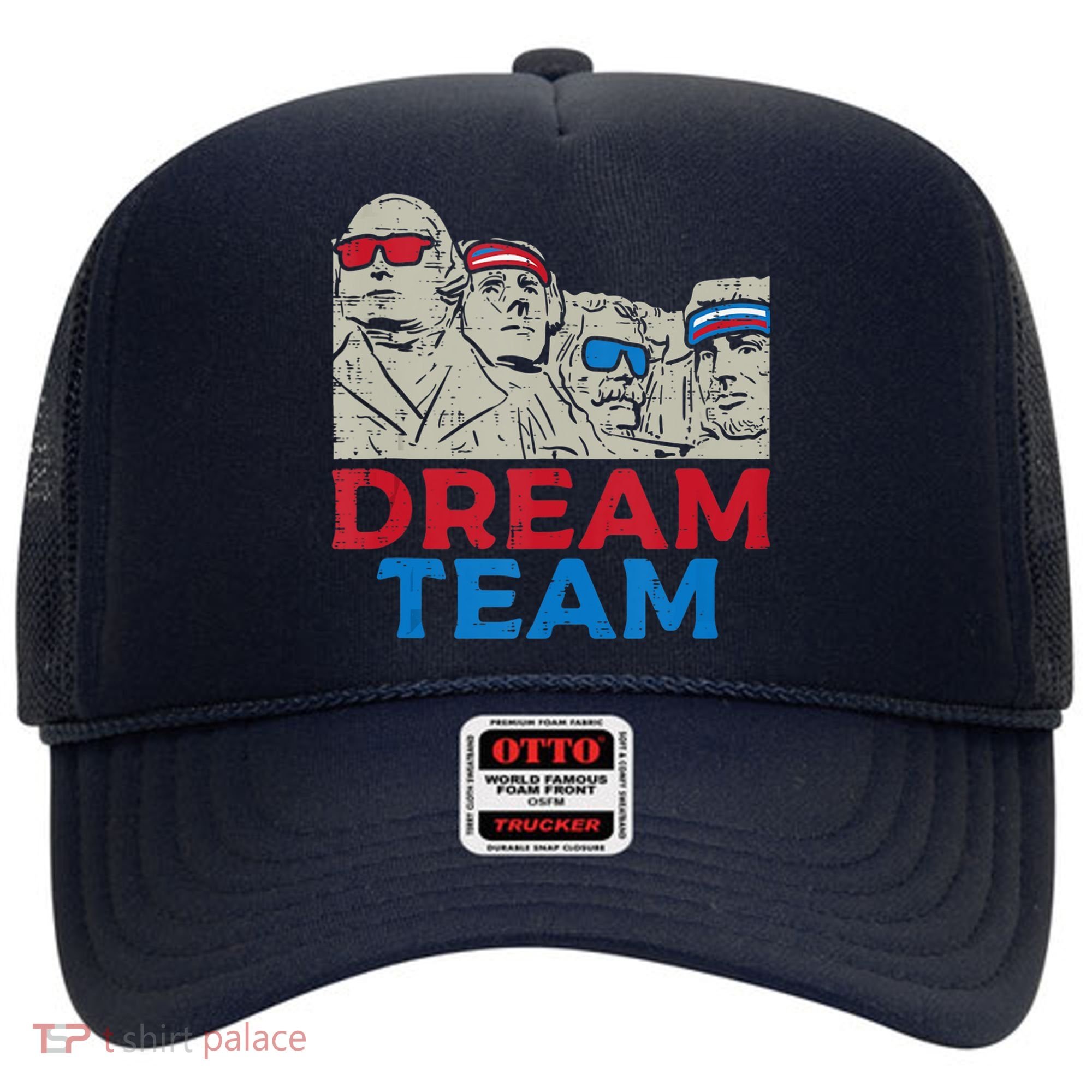 Dream Team Presidents Mount Rushmore Funny 4th Of July Hat