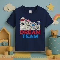 Dream Team Presidents Mount Rushmore Funny 4th Of July Toddler T-Shirt thumb 3