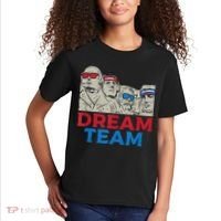 Dream Team Presidents Mount Rushmore Funny 4th Of July Kids T-Shirt thumb 2