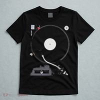 Dj Turntable Playing Vinyl Record Photo T-Shirt thumb 5