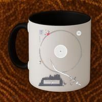 Dj Turntable Playing Vinyl Record Photo Coffee Mug thumb 2