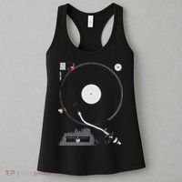 Dj Turntable Playing Vinyl Record Photo Women's Tank Top thumb 3