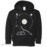 Dj Turntable Playing Vinyl Record Photo Toddler Hoodie thumb 0