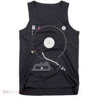 Dj Turntable Playing Vinyl Record Photo Tank Top thumb 0