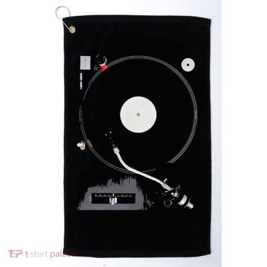 Dj Turntable Playing Vinyl Record Photo Golf Towel