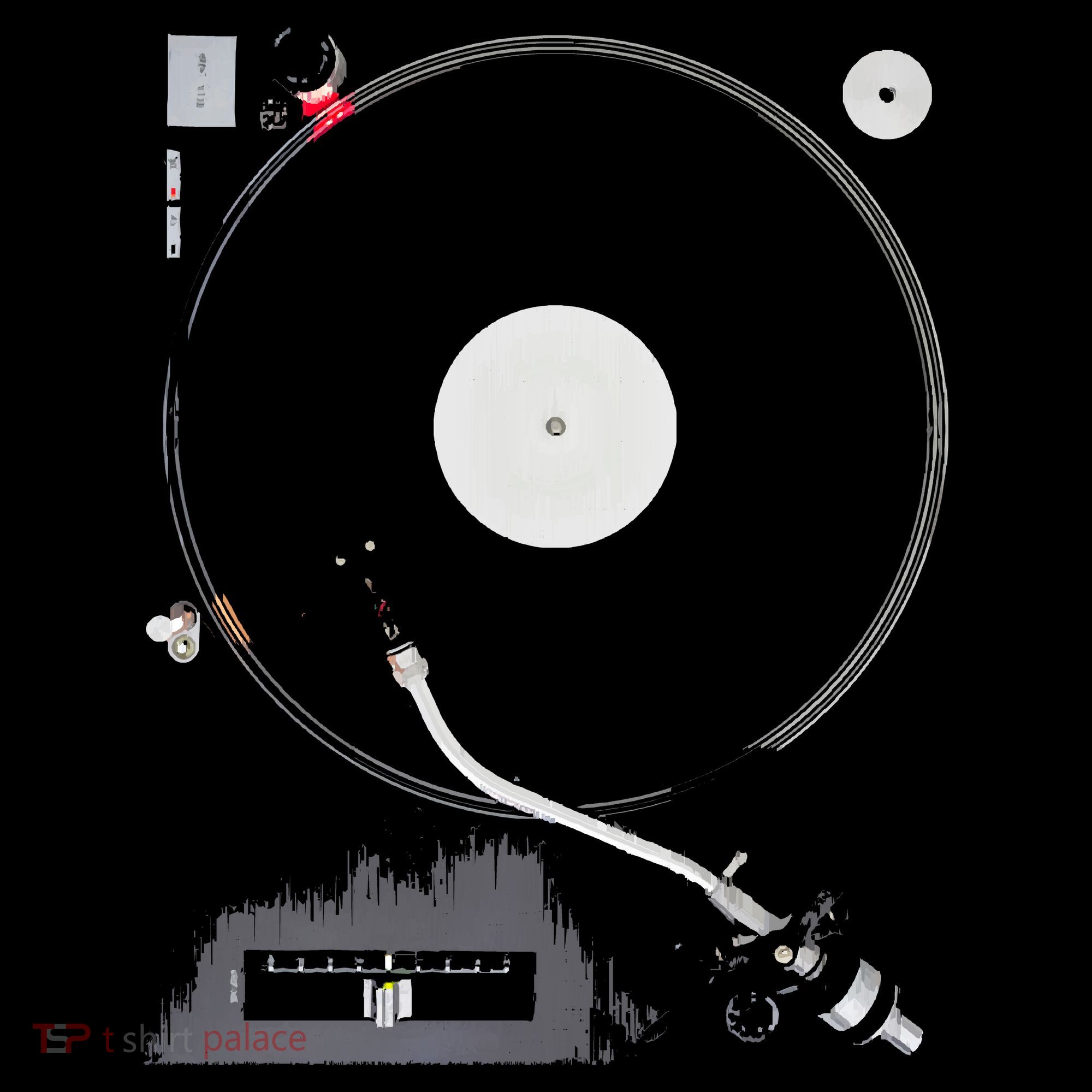 Dj Turntable Playing Vinyl Record Photo Women's T-Shirt