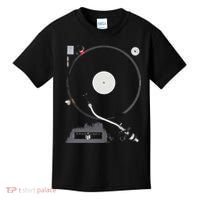 Dj Turntable Playing Vinyl Record Photo Kids T-Shirt thumb 0