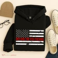 Defund The Politicians American Flag Hoodie thumb 4