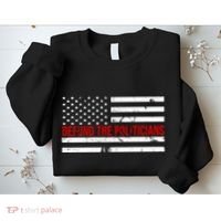 Defund The Politicians American Flag Sweatshirt thumb 2