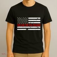 Defund The Politicians American Flag T-Shirt thumb 3