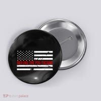 Defund The Politicians American Flag Button thumb 0