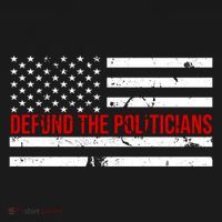 Defund The Politicians American Flag Baby Bodysuit thumb 2