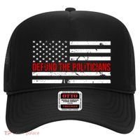 Defund The Politicians American Flag Hat thumb 0