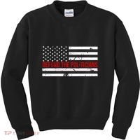 Defund The Politicians American Flag Kids Sweatshirt thumb 0