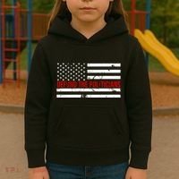 Defund The Politicians American Flag Kids Hoodie thumb 3