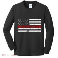 Defund The Politicians American Flag Kids Long Sleeve Shirt thumb 0