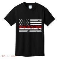 Defund The Politicians American Flag Kids T-Shirt thumb 0