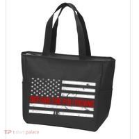 Defund The Politicians American Flag Tote Bag thumb 3