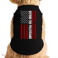 Defund The Politicians US Flag Doggie Tank thumb 0