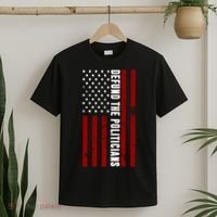 Defund The Politicians US Flag T-Shirt thumb 2