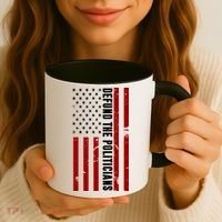 Defund The Politicians US Flag Coffee Mug thumb 3