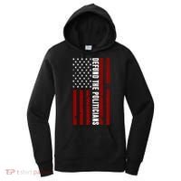 Defund The Politicians US Flag Women's Hoodie thumb 0