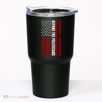 Defund The Politicians US Flag Tumbler thumb 0