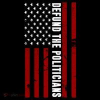 Defund The Politicians US Flag Mousepad thumb 1
