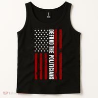 Defund The Politicians US Flag Tank Top thumb 2