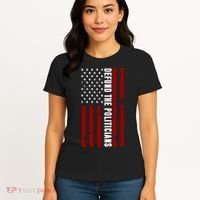 Defund The Politicians US Flag Women's T-Shirt thumb 4