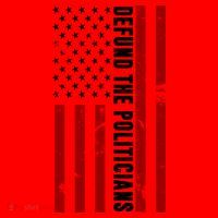 Defund The Politicians US Flag Santa Hat thumb 1