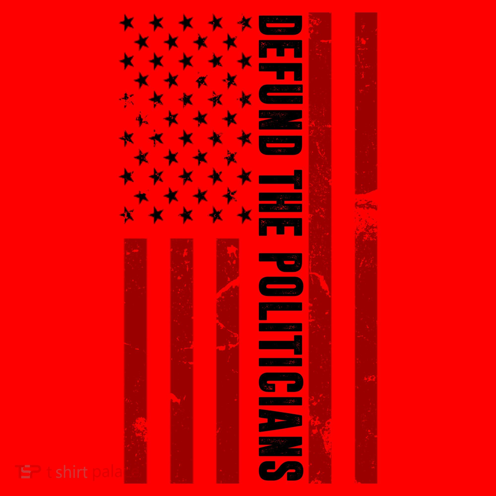 Defund The Politicians US Flag Santa Hat