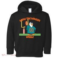Doing The Penguin Waddle Football Touchdown Celebration Toddler Hoodie thumb 0