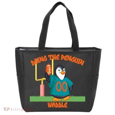 Doing The Penguin Waddle Football Touchdown Celebration Tote Bag