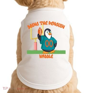 Doing The Penguin Waddle Football Touchdown Celebration Doggie Tank