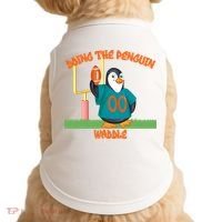 Doing The Penguin Waddle Football Touchdown Celebration Doggie Tank thumb 0