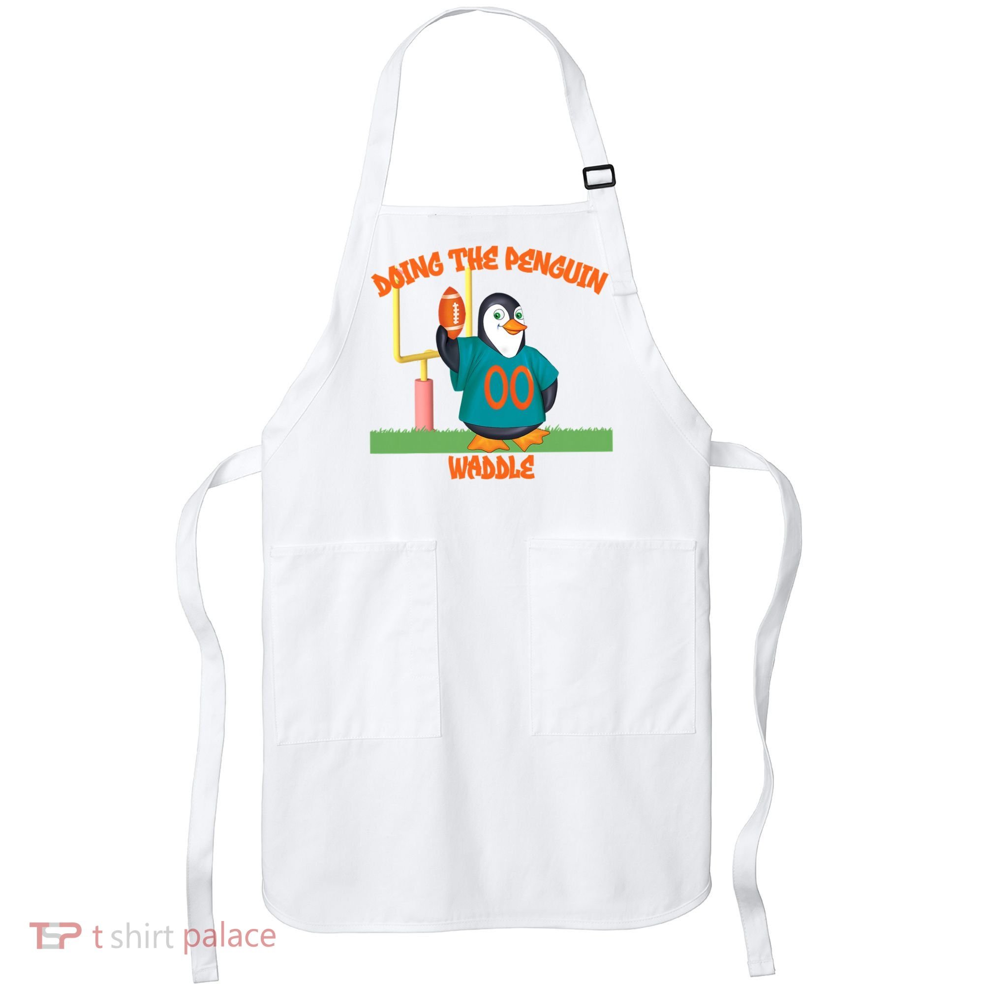 Doing The Penguin Waddle Football Touchdown Celebration Apron