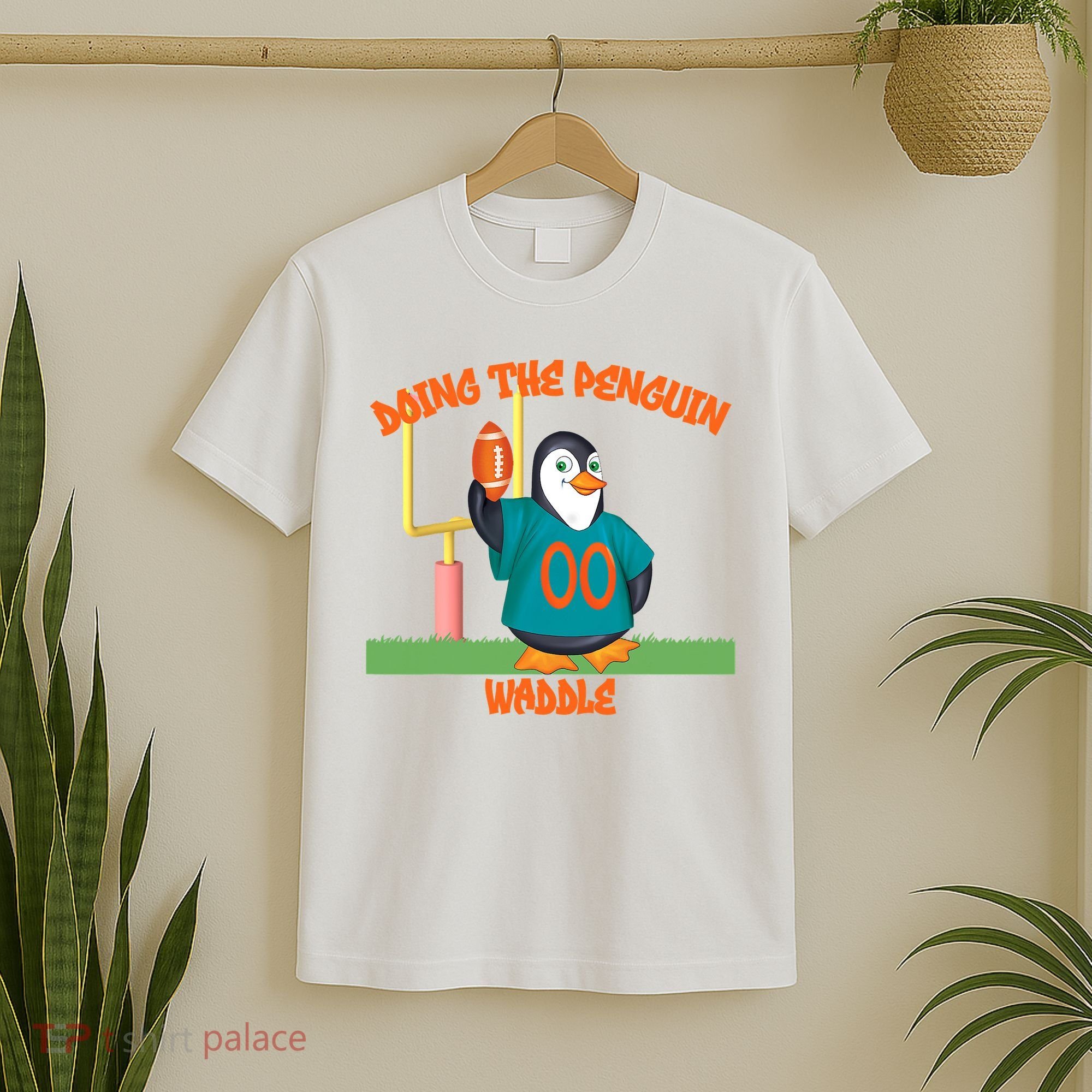 Doing The Penguin Waddle Football Touchdown Celebration T-Shirt