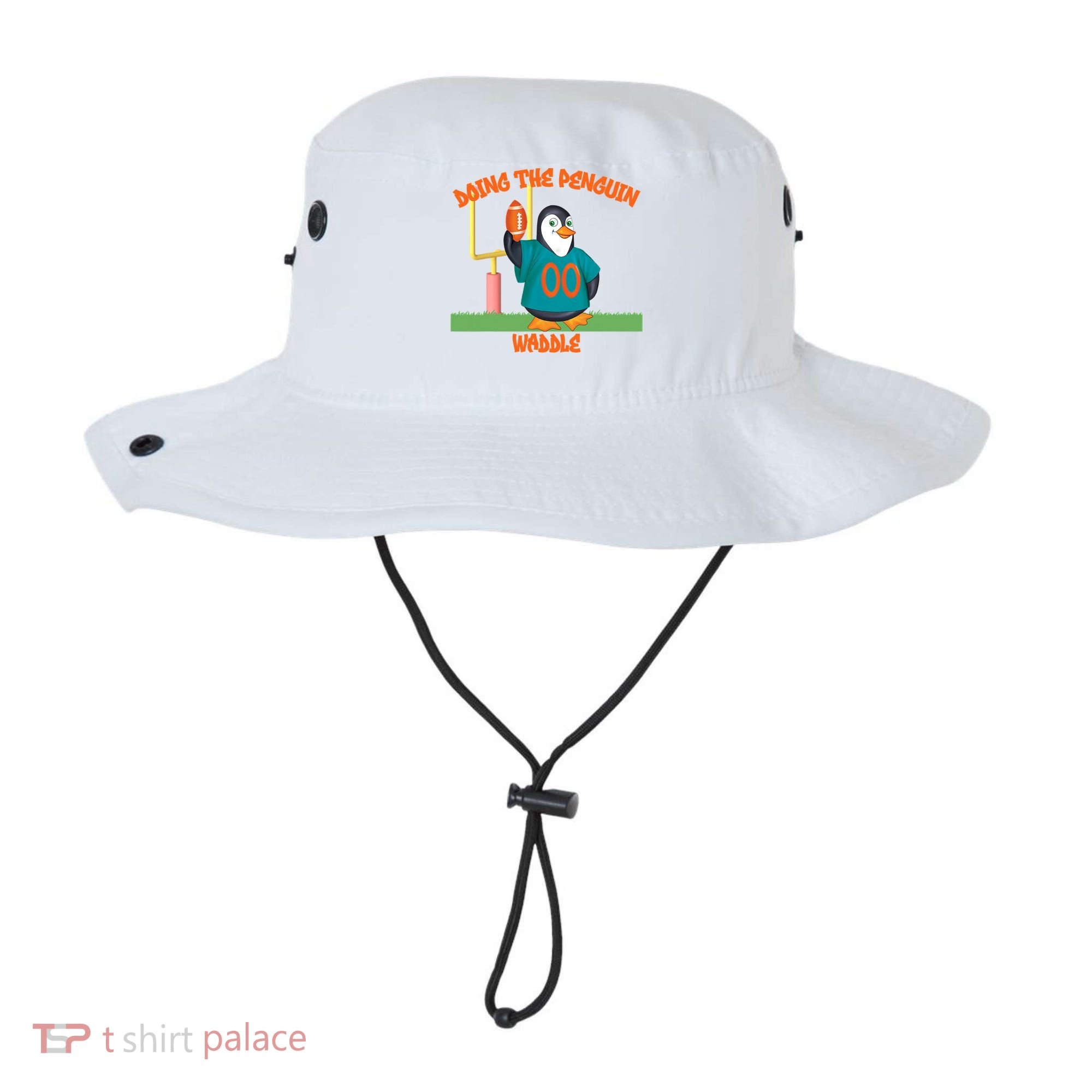 Doing The Penguin Waddle Football Touchdown Celebration Bucket Hat