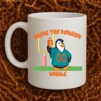 Doing The Penguin Waddle Football Touchdown Celebration Coffee Mug thumb 2