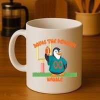 Doing The Penguin Waddle Football Touchdown Celebration Coffee Mug thumb 4