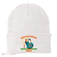 Doing The Penguin Waddle Football Touchdown Celebration Beanie thumb 0