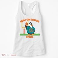 Doing The Penguin Waddle Football Touchdown Celebration Women's Tank Top thumb 0