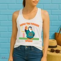 Doing The Penguin Waddle Football Touchdown Celebration Women's Tank Top thumb 2